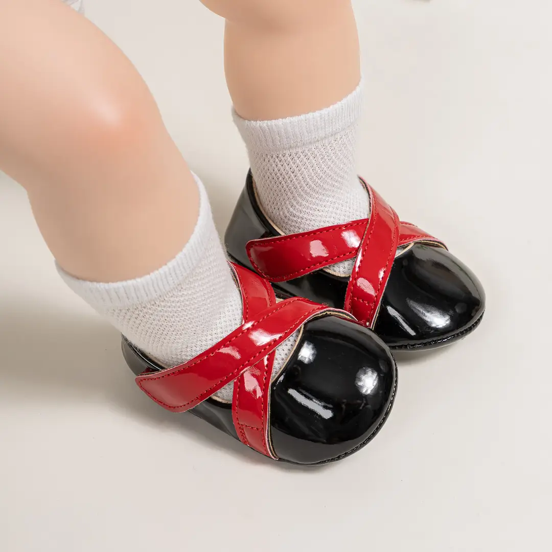 2025 spring and summer new baby shoes princess shoes velcro non-slip breathable toddler shoes baby shoes — feature 23