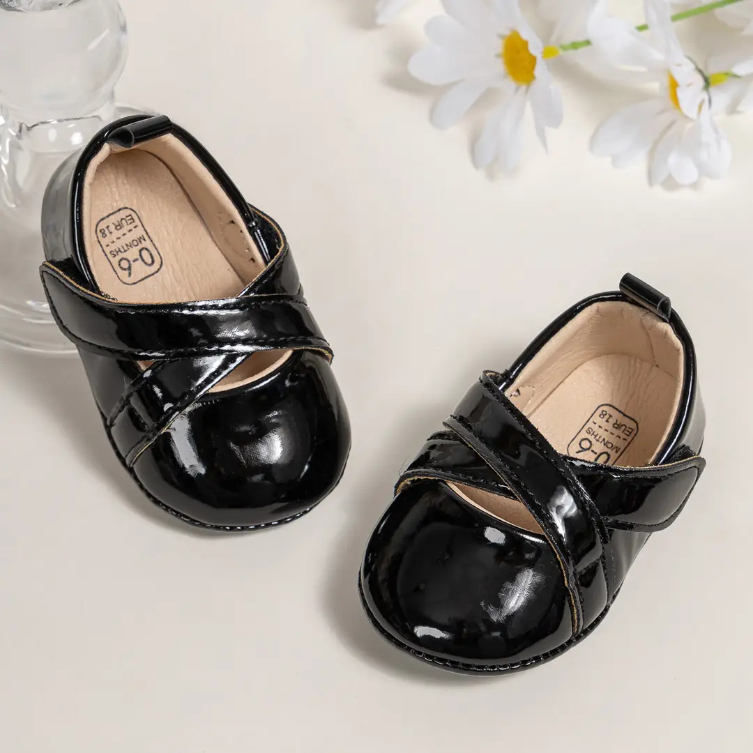 2025 spring and summer new baby shoes princess shoes velcro non-slip breathable toddler shoes baby shoes — feature 25