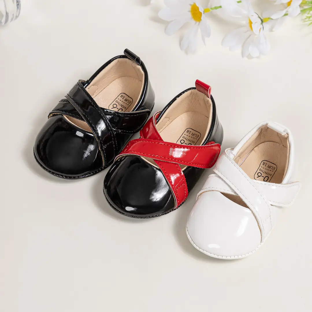 2025 spring and summer new baby shoes princess shoes velcro non-slip breathable toddler shoes baby shoes — feature 4