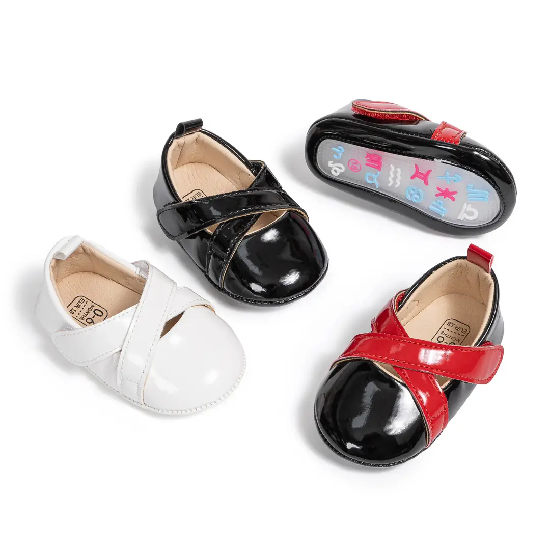 2025 spring and summer new baby shoes princess shoes velcro non-slip breathable toddler shoes baby shoes — feature 6