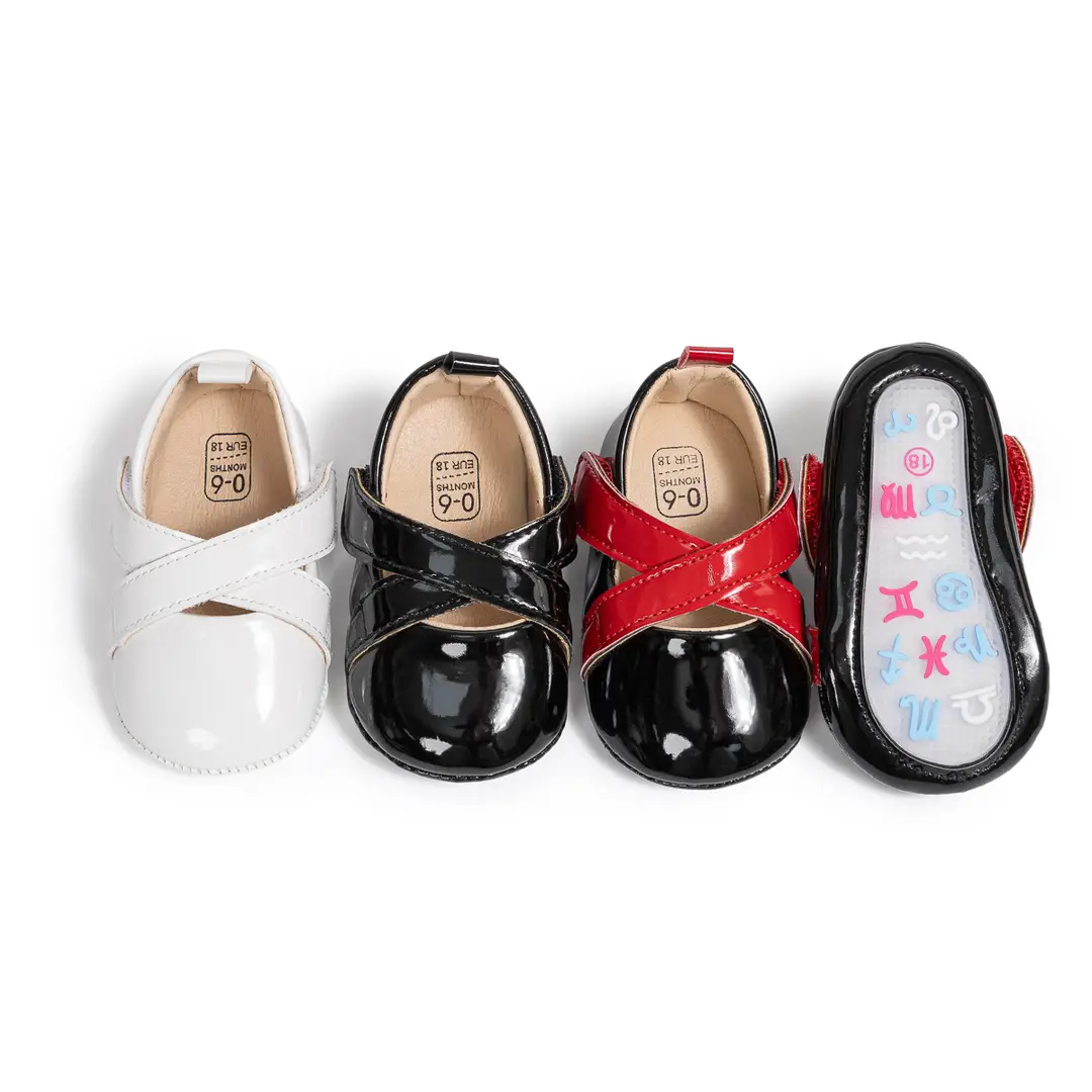 2025 spring and summer new baby shoes princess shoes velcro non-slip breathable toddler shoes baby shoes — feature 7