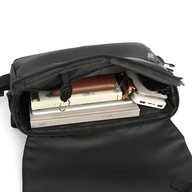 Fashionable Men's Water-Repellent Crossbody Bag - Image 8