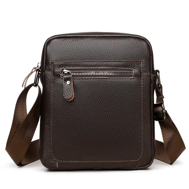 Men's Black Crossbody Shoulder Bag Business Commute Casual Fashion - Image 2