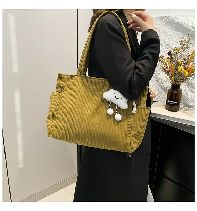 Green Large Capacity Women's Shoulder Bag — feature 14