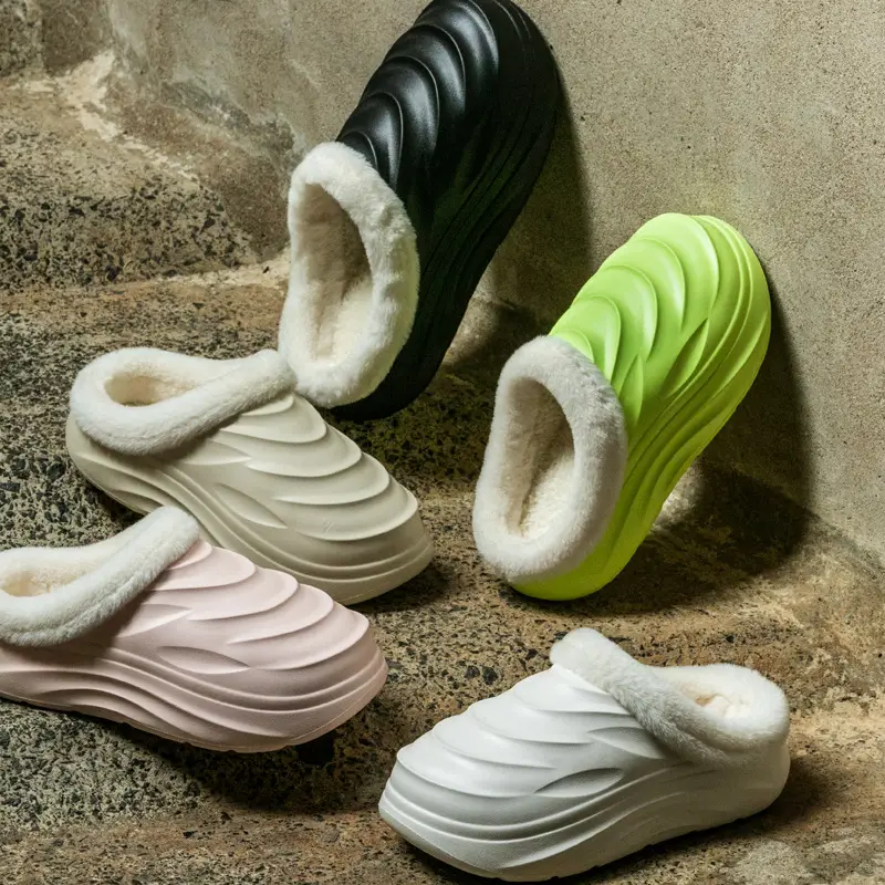 Couple's Cotton Slippers Casual Non-Slip Thick Bottom Home Thick Warm Slippers 2024 Plush Slippers for Outer Wear - Image 13