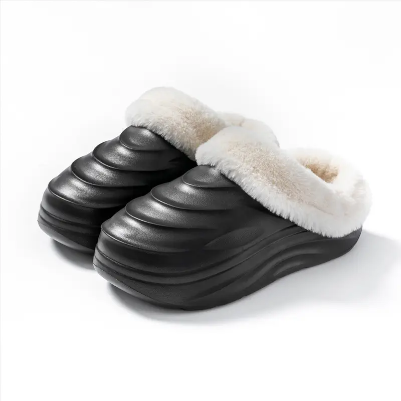 Couple's Cotton Slippers Casual Non-Slip Thick Bottom Home Thick Warm Slippers 2024 Plush Slippers for Outer Wear - Image 14