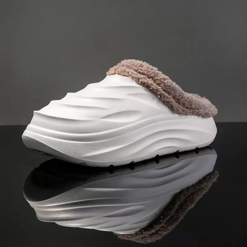 Couple's Cotton Slippers Casual Non-Slip Thick Bottom Home Thick Warm Slippers 2024 Plush Slippers for Outer Wear - Image 6