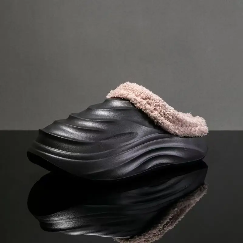 Couple's Cotton Slippers Casual Non-Slip Thick Bottom Home Thick Warm Slippers 2024 Plush Slippers for Outer Wear - Image 7