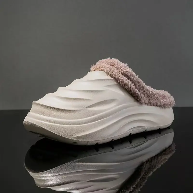 Couple's Cotton Slippers Casual Non-Slip Thick Bottom Home Thick Warm Slippers 2024 Plush Slippers for Outer Wear - Image 8