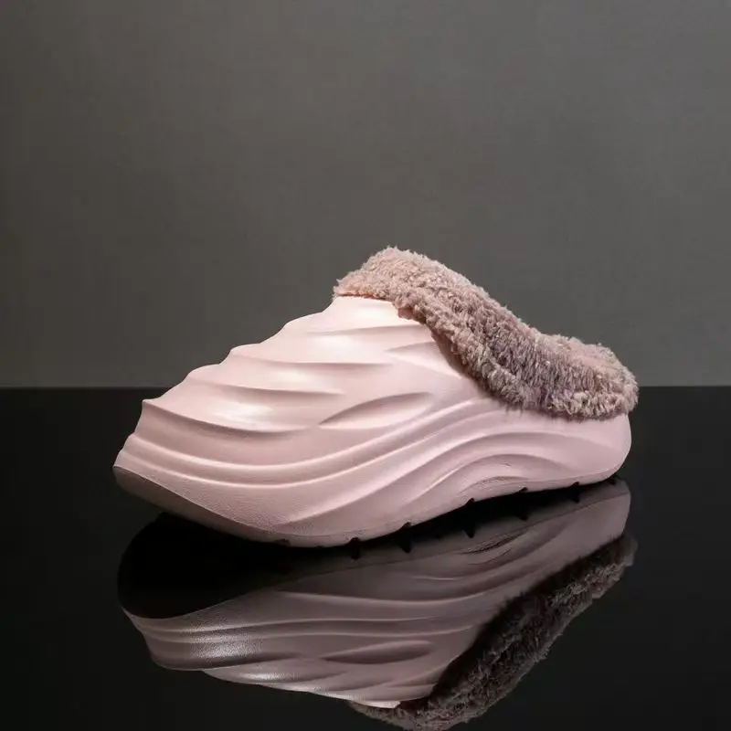Couple's Cotton Slippers Casual Non-Slip Thick Bottom Home Thick Warm Slippers 2024 Plush Slippers for Outer Wear - Image 9