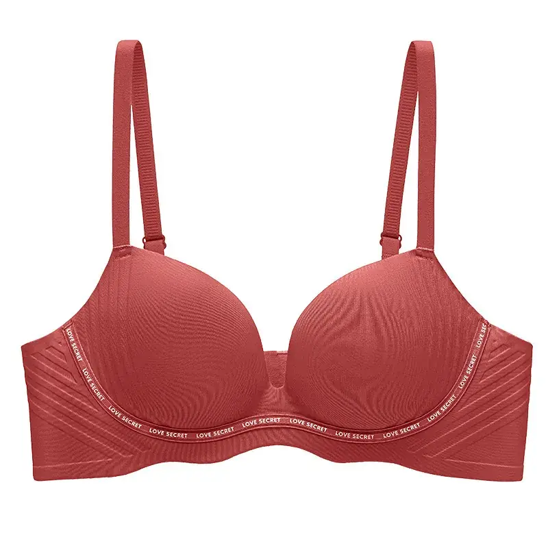 Traceless Push Up Bra Red Small Chest - Image 11