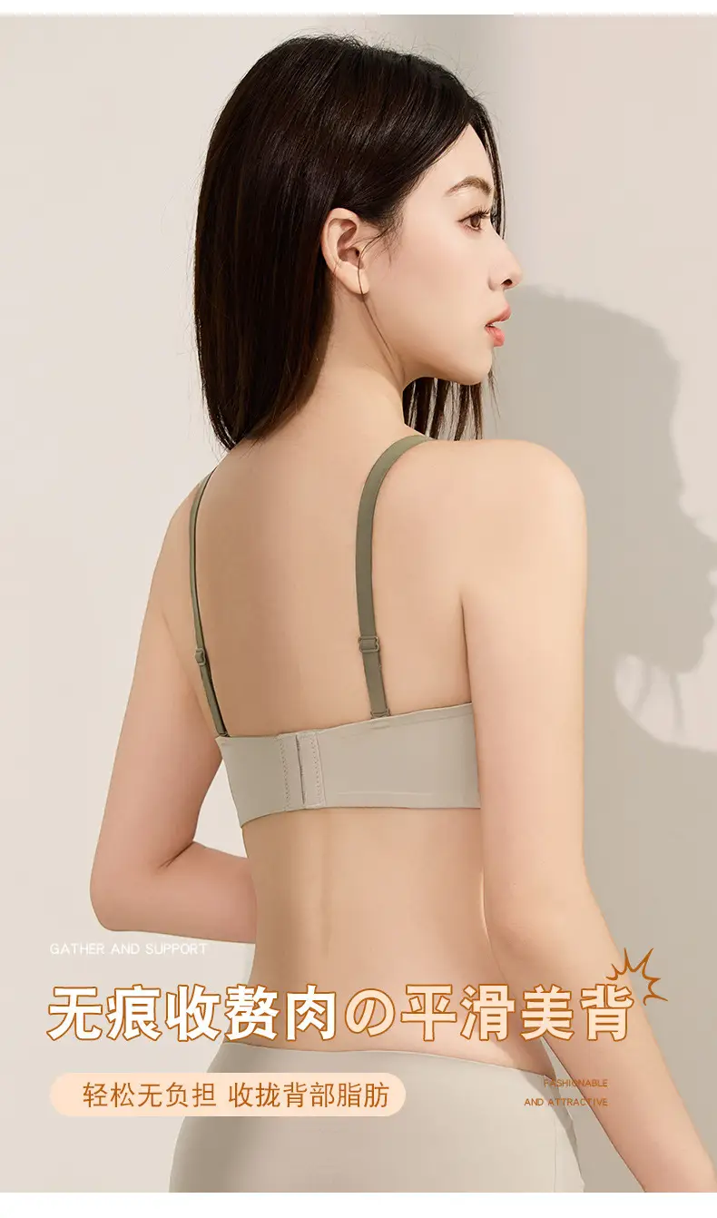 Traceless Push Up Bra Red Small Chest — feature 14