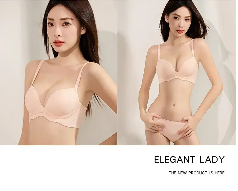 Traceless Push Up Bra Red Small Chest — feature 27