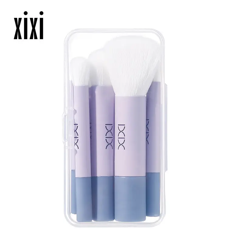 Xixi 6-Piece Mini Makeup Brush Set for Beginners - Image 6