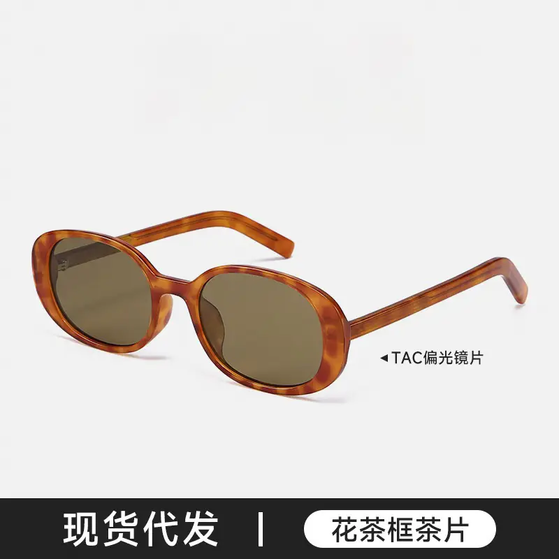 2025 New Oval Polarized Sunglasses Women Anti-Ultraviolet - Image 4