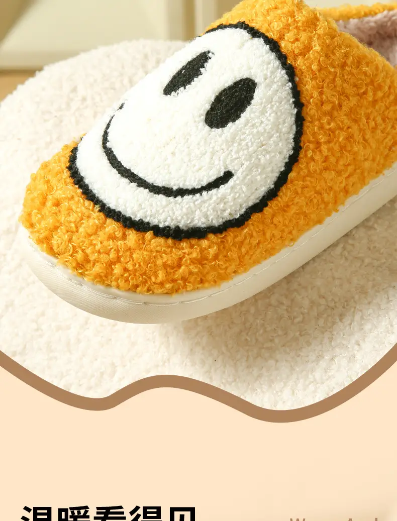 Halloween Pumpkin Slippers Cotton White Cross-Border — feature 4