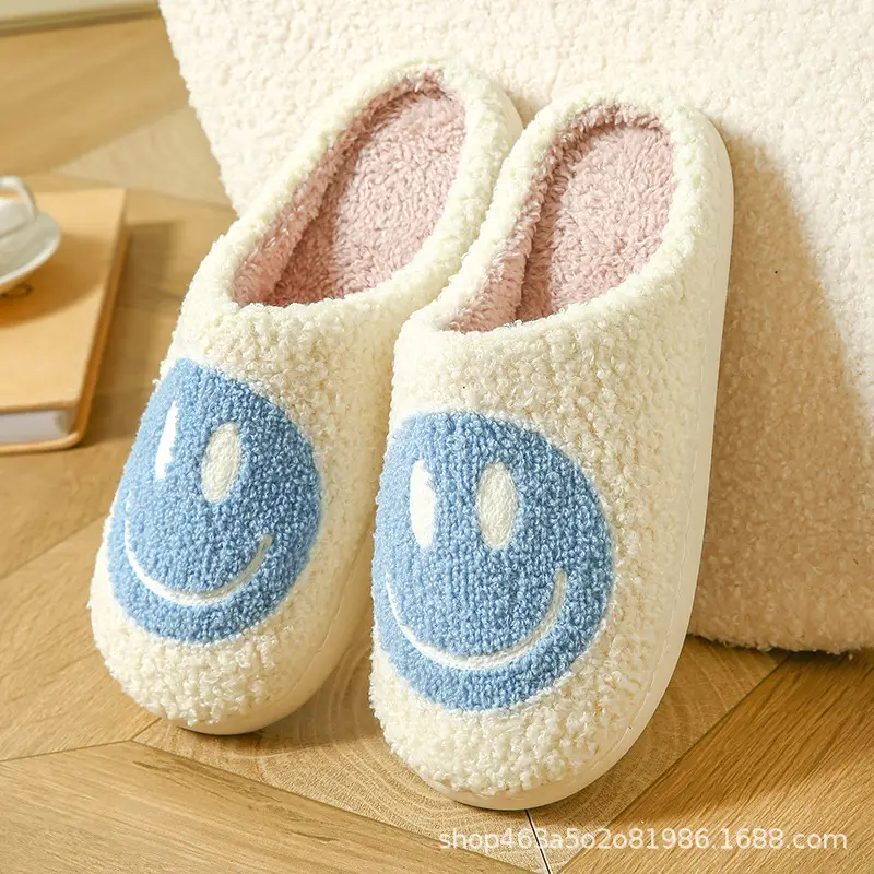Halloween Pumpkin Slippers Cotton White Cross-Border - Image 4