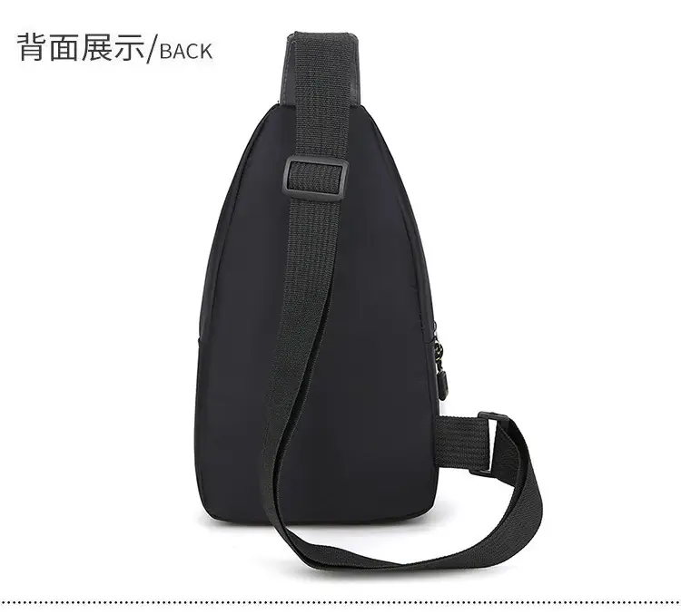 Men's Black Waterproof Oxford Crossbody Bag Adjustable — feature 29