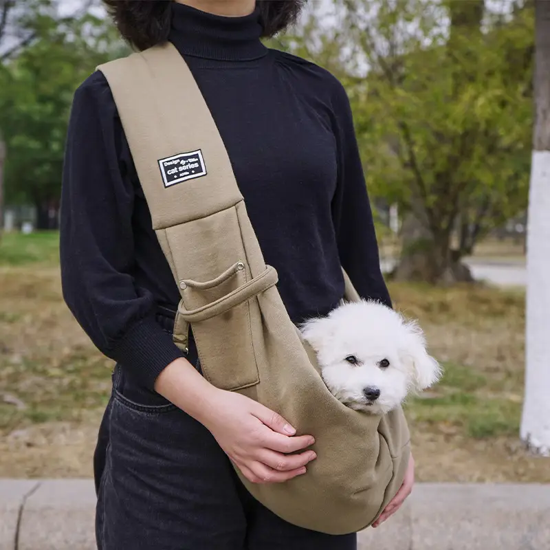 Pet Shoulder Bag 7.5kg Blue Polyester Cat Dog Backpack - Image 17
