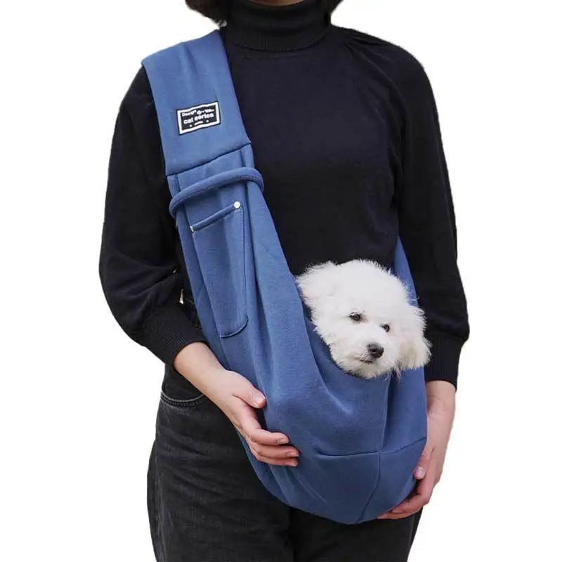 Pet Shoulder Bag 7.5kg Blue Polyester Cat Dog Backpack — feature 39