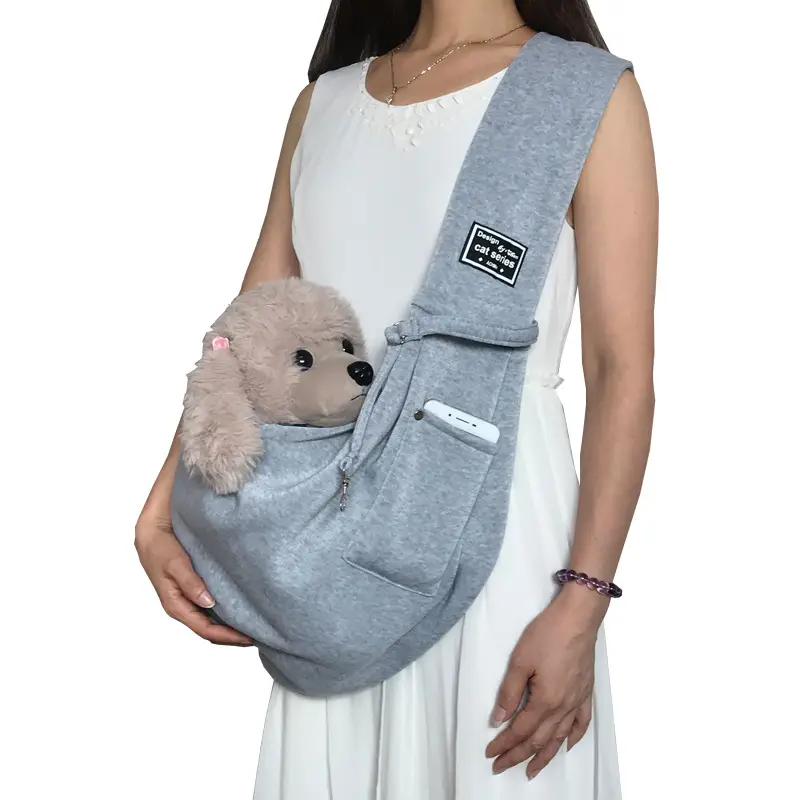 Grey-with cell phone pocket (polyester)