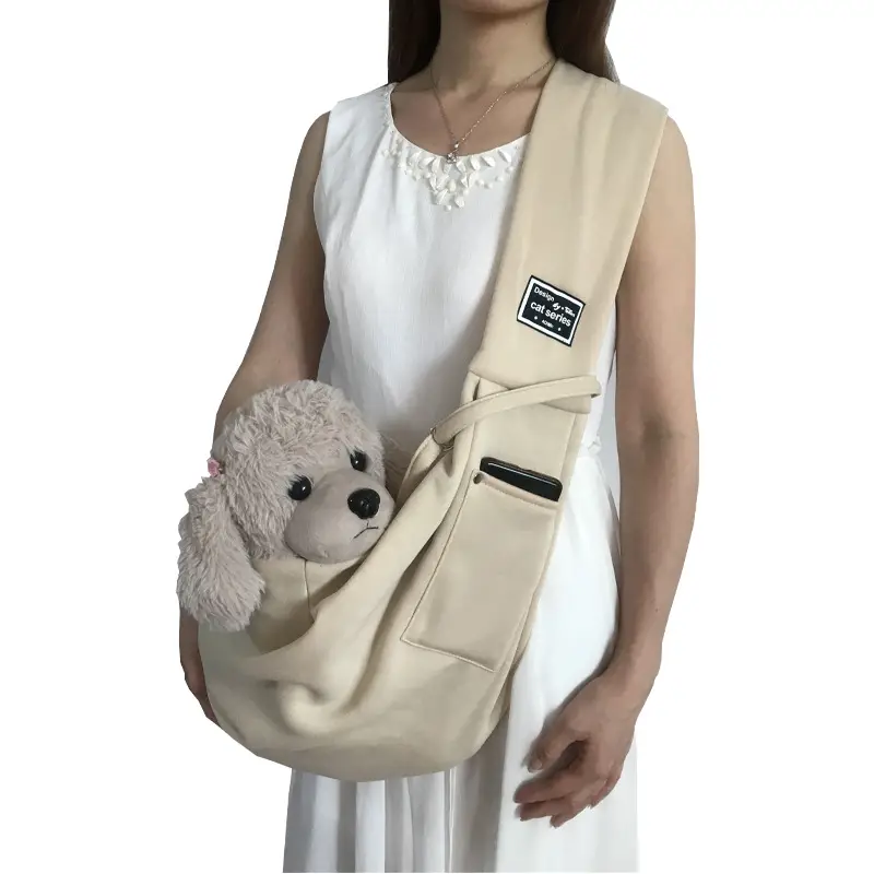 Pet Shoulder Bag 7.5kg Blue Polyester Cat Dog Backpack - Image 4
