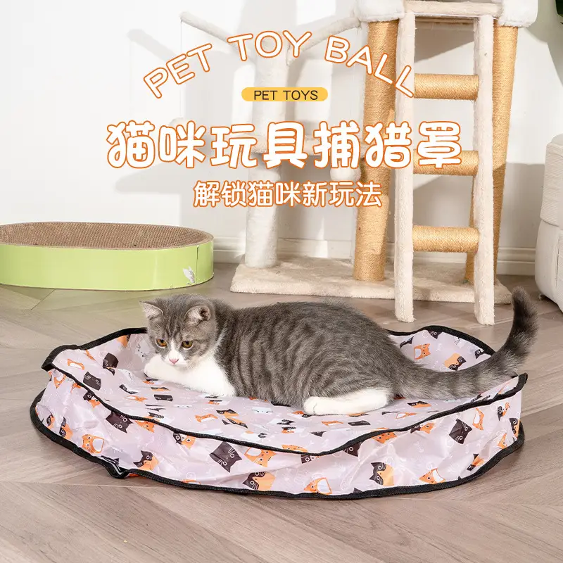 Cross-border Cat Toy Hunting Cover Electric Pet Toy Interactive Self-hi Boring Artifact Rolling Ball Funny Cat Toy