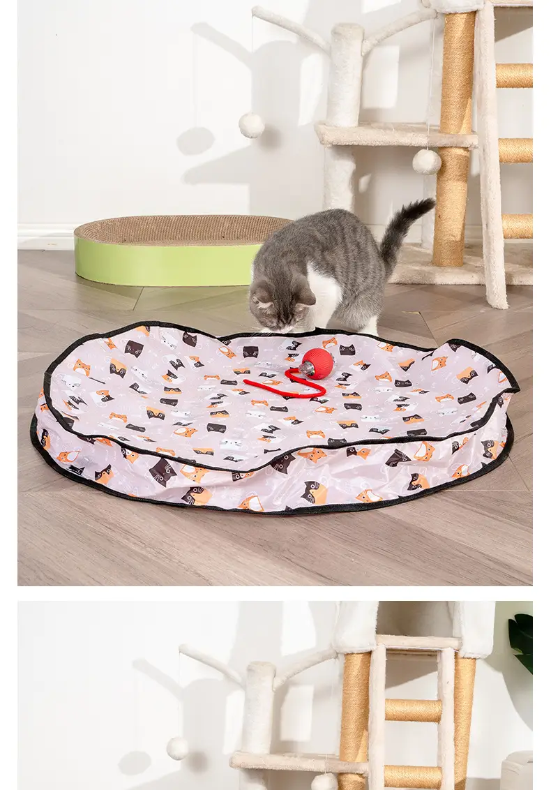 Cross-border Cat Toy Hunting Cover Electric Pet Toy Interactive Self-hi Boring Artifact Rolling Ball Funny Cat Toy — feature 9