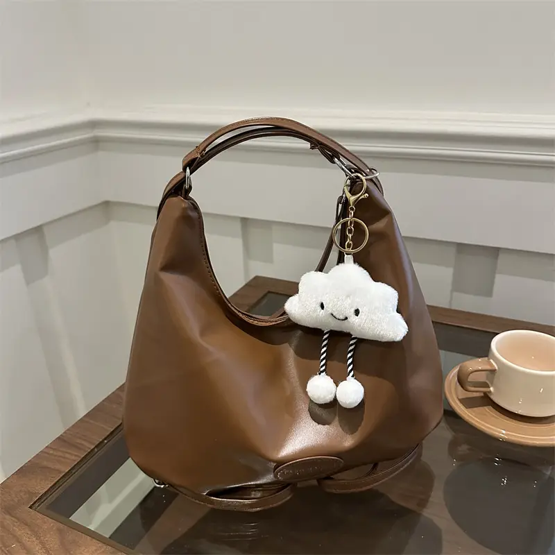 Korean Style Brown Tote Bag for Women 2026 - Image 11