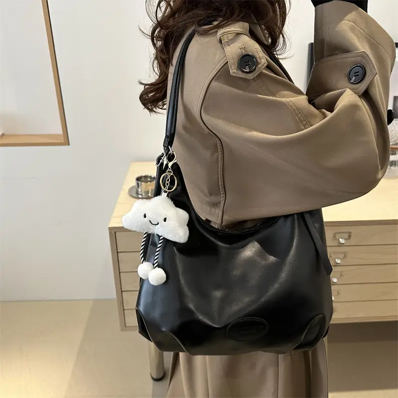 Korean Style Brown Tote Bag for Women 2026 - Image 5