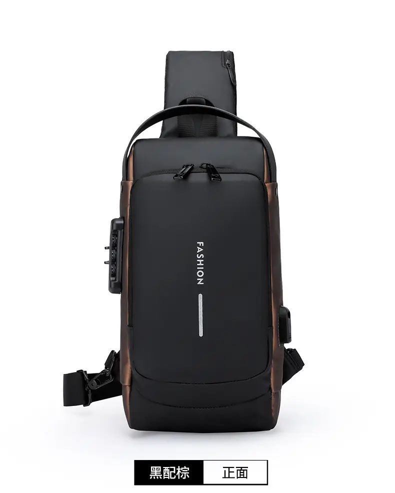 Men's Large Weight Anti-Theft Crossbody Bag Black — feature 26