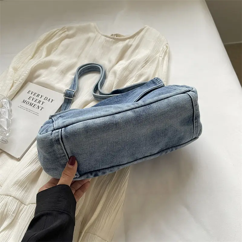 Vintage Denim Crossbody Bag Women 2024 New - Image 7