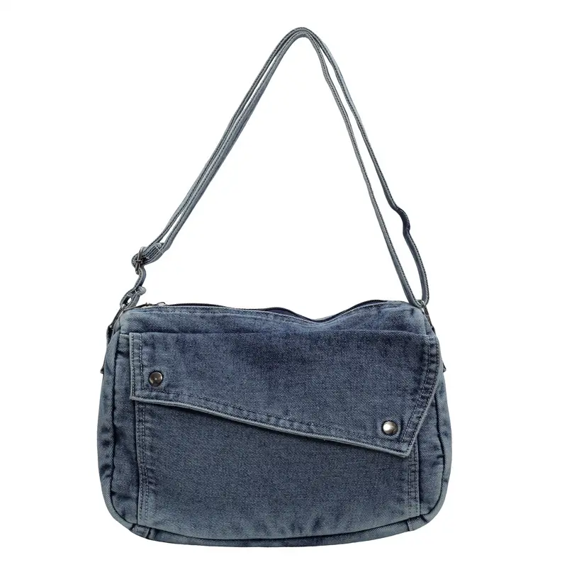 Vintage Denim Crossbody Bag Women 2024 New - Image 8