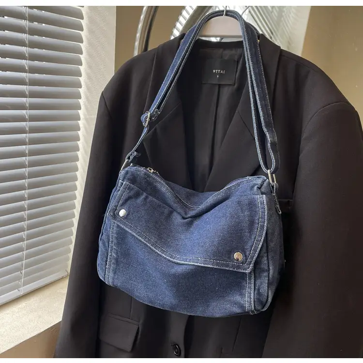Vintage Denim Crossbody Bag Women 2024 New — feature 18