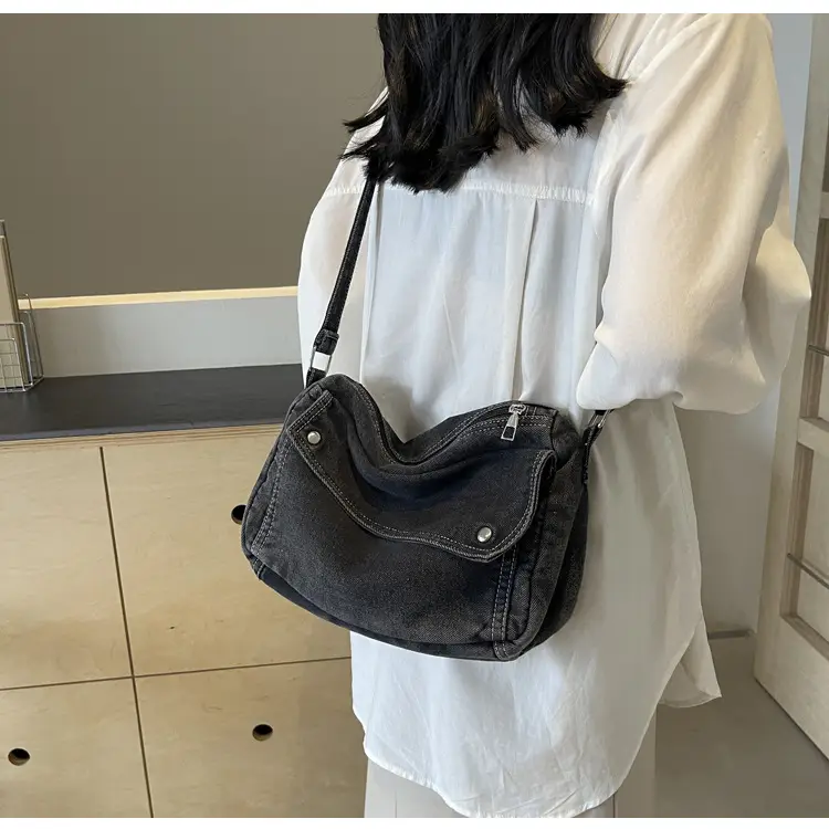 Vintage Denim Crossbody Bag Women 2024 New — feature 19