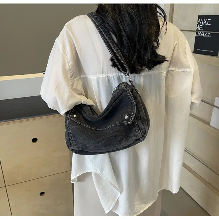 Vintage Denim Crossbody Bag Women 2024 New — feature 21