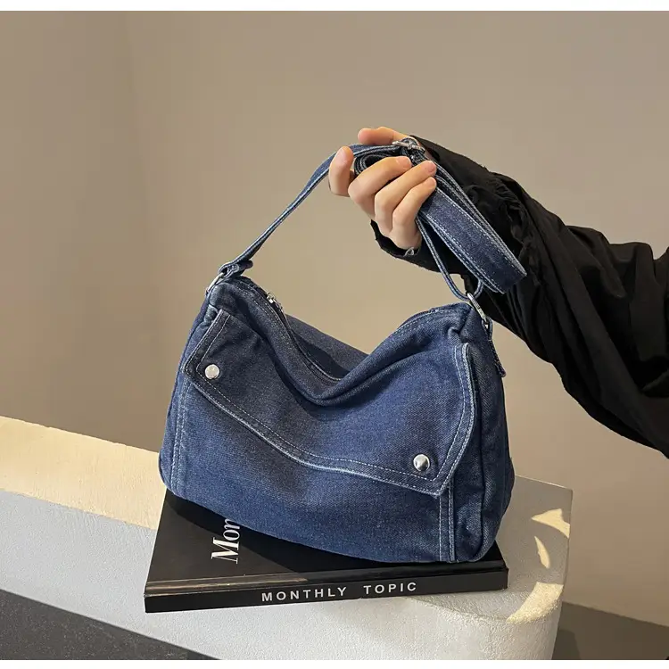 Vintage Denim Crossbody Bag Women 2024 New — feature 24