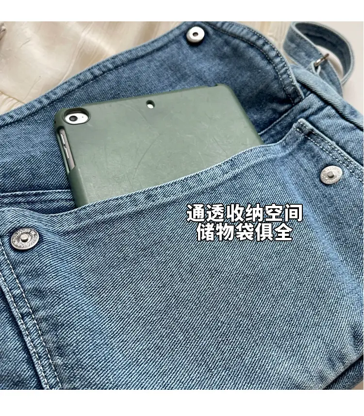 Vintage Denim Crossbody Bag Women 2024 New — feature 3
