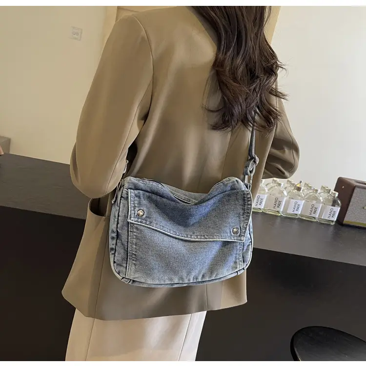 Vintage Denim Crossbody Bag Women 2024 New — feature 30