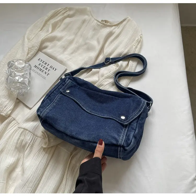 Vintage Denim Crossbody Bag Women 2024 New — feature 31