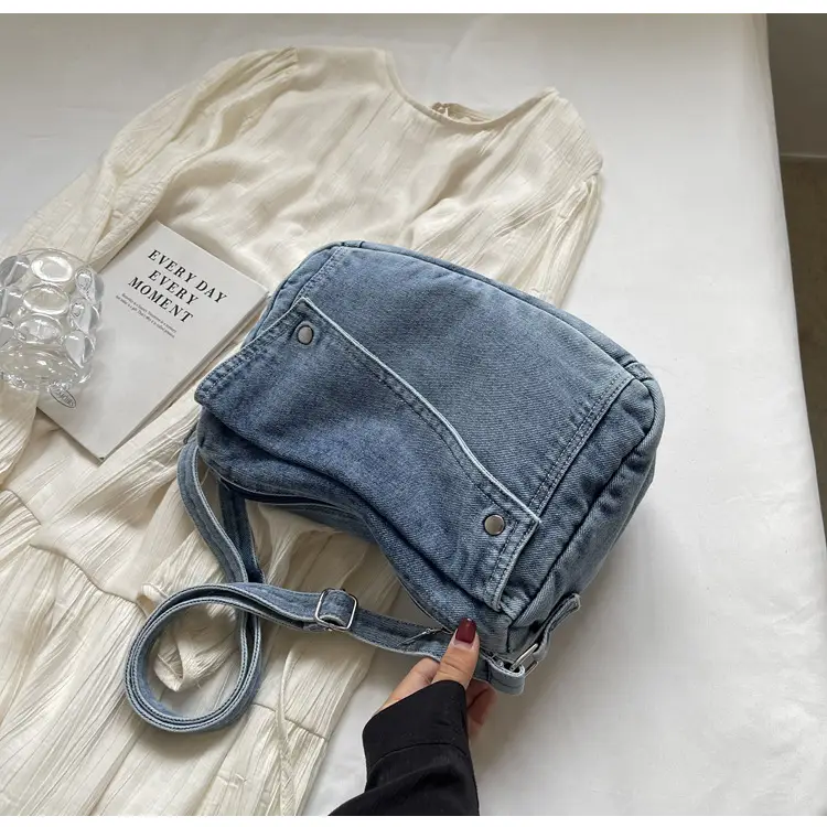 Vintage Denim Crossbody Bag Women 2024 New — feature 35