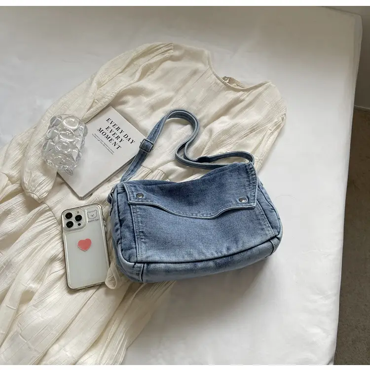 Vintage Denim Crossbody Bag Women 2024 New — feature 38