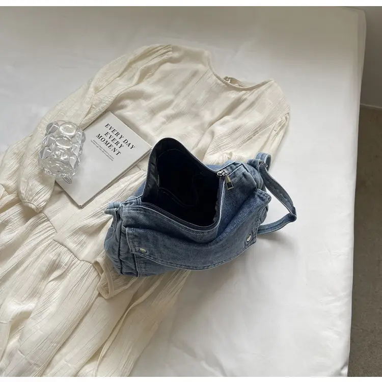 Vintage Denim Crossbody Bag Women 2024 New — feature 45