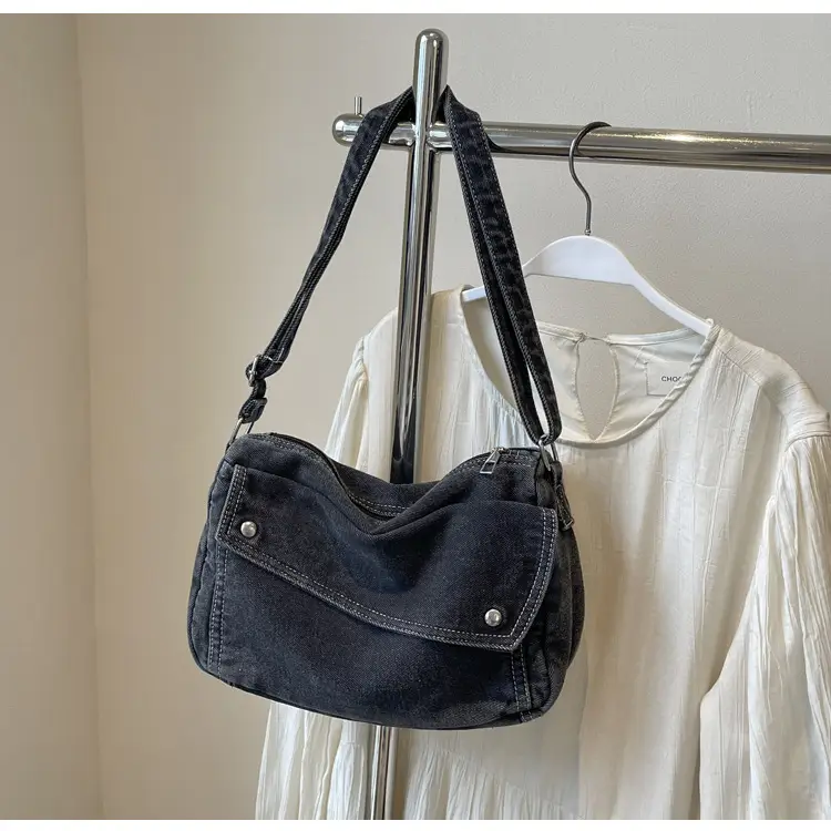 Vintage Denim Crossbody Bag Women 2024 New — feature 48