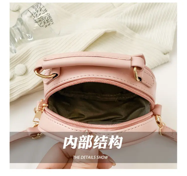 2024 Women's Cute Bow Shoulder Bags Black White Pink — feature 11