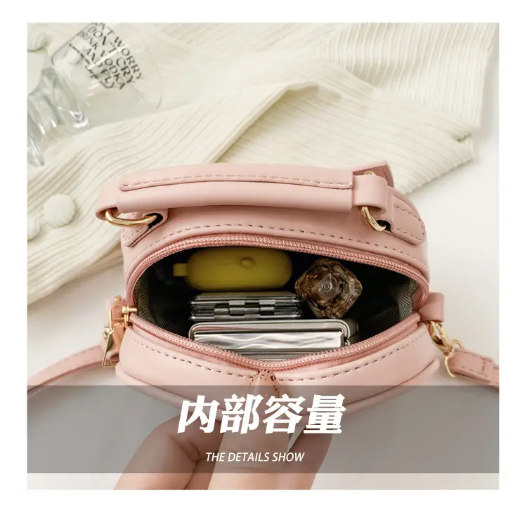 2024 Women's Cute Bow Shoulder Bags Black White Pink — feature 12