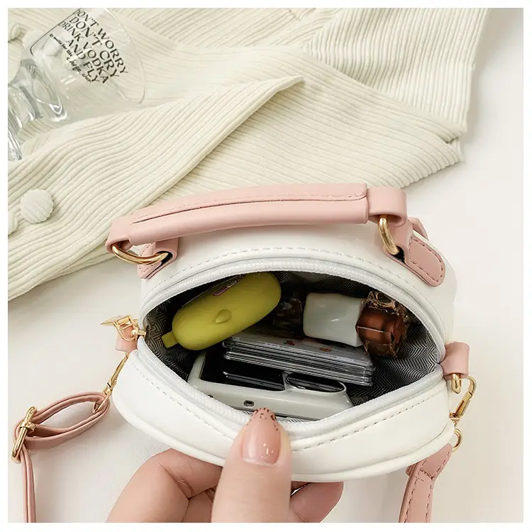 2024 Women's Cute Bow Shoulder Bags Black White Pink — feature 5