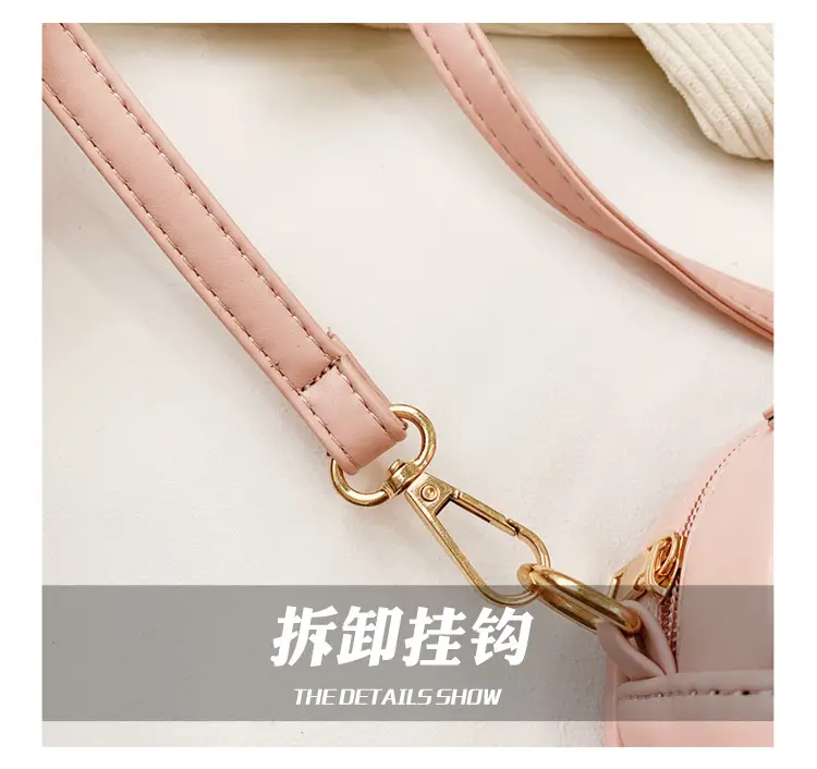 2024 Women's Cute Bow Shoulder Bags Black White Pink — feature 8