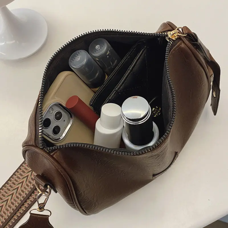 Brown Leather Crossbody Bag for Women 2026 - Image 5
