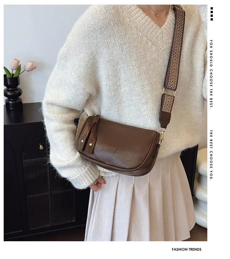 Brown Leather Crossbody Bag for Women 2026 — feature 1